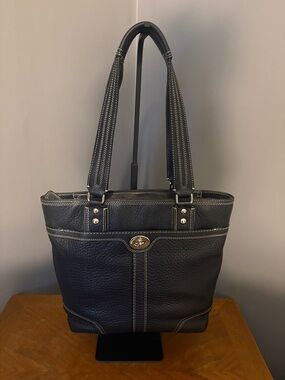 Coach Hampton Pebbled Leather Tote